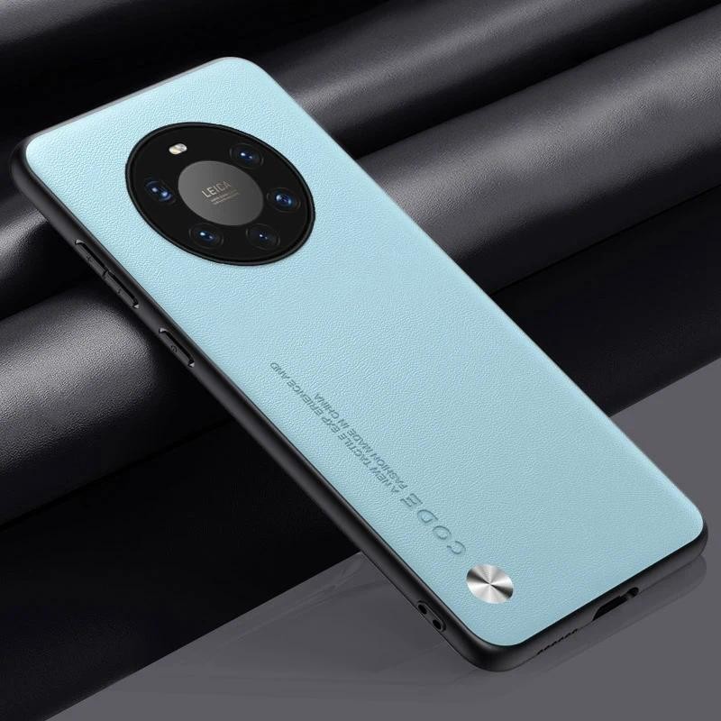 Jual Untuk Huawei Mate 40 Pro Plus kasus Serat Karbon Kulit