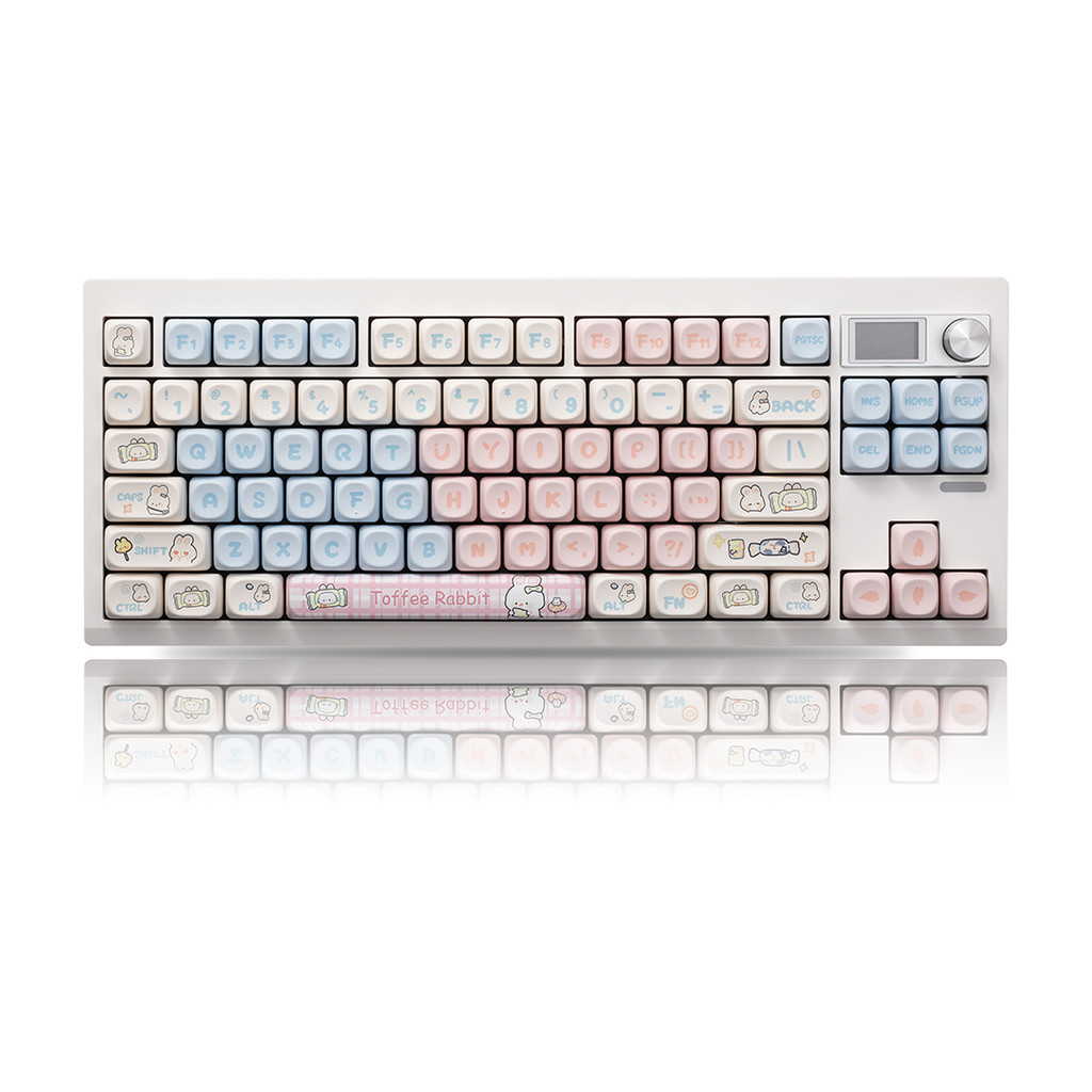 Jual Keycaps PBT Dye sub profil MOA Toffee Bunny mechanical keyboard ...