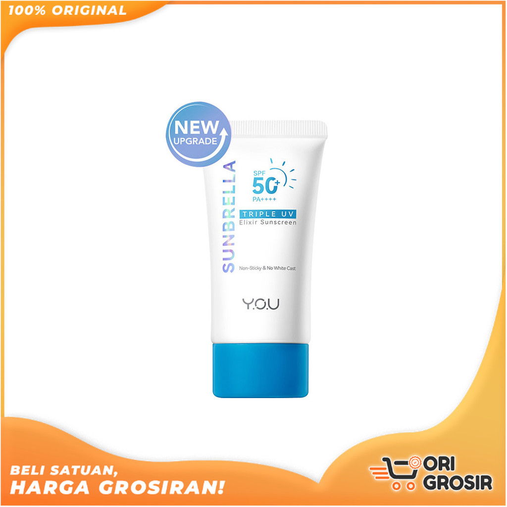 Jual ORI Grosir Y.O.U Triple UV Elixir Sunscreen Gel SPF 50+ PA