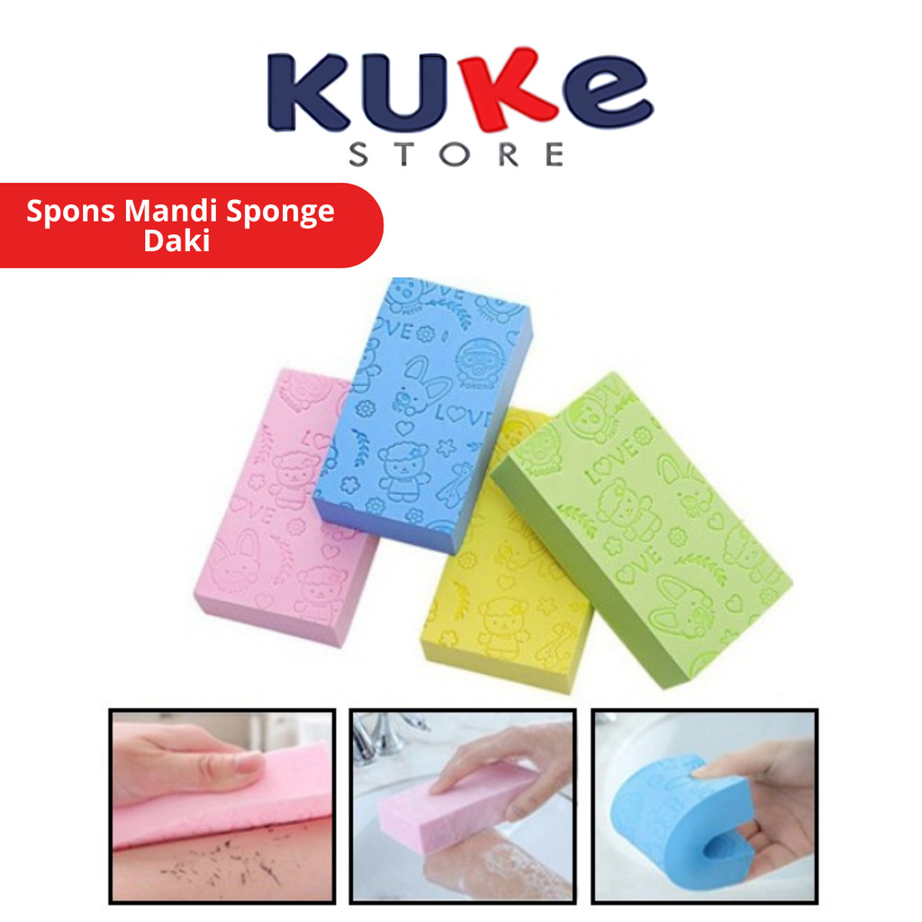 Jual Spons Mandi Sponge Daki Spon Busa Pengangkat Kotoran Pembersih ...