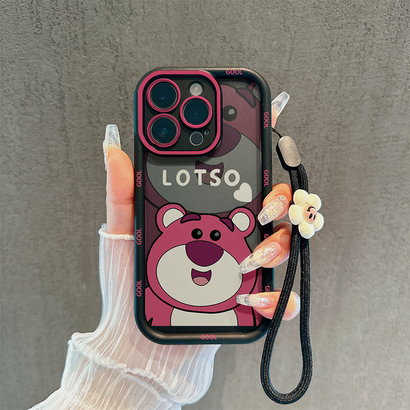 Jual [case+gelang] Case lotso iPhone 8 15 SE2 12 PlusProMax X 14 6s 13 ...