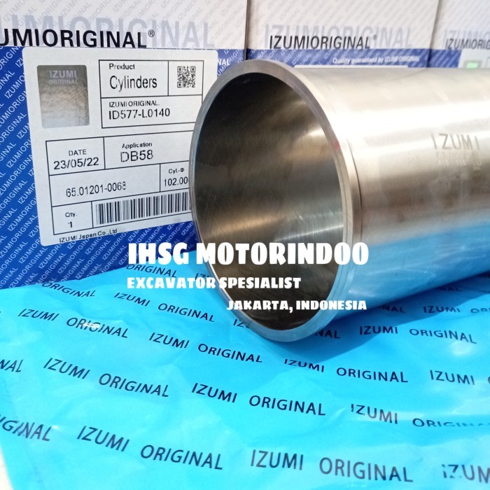 Jual BORING LINER DOOSAN DX200 DX225 LINER DB58S ID577-L0140 IZUMI ...