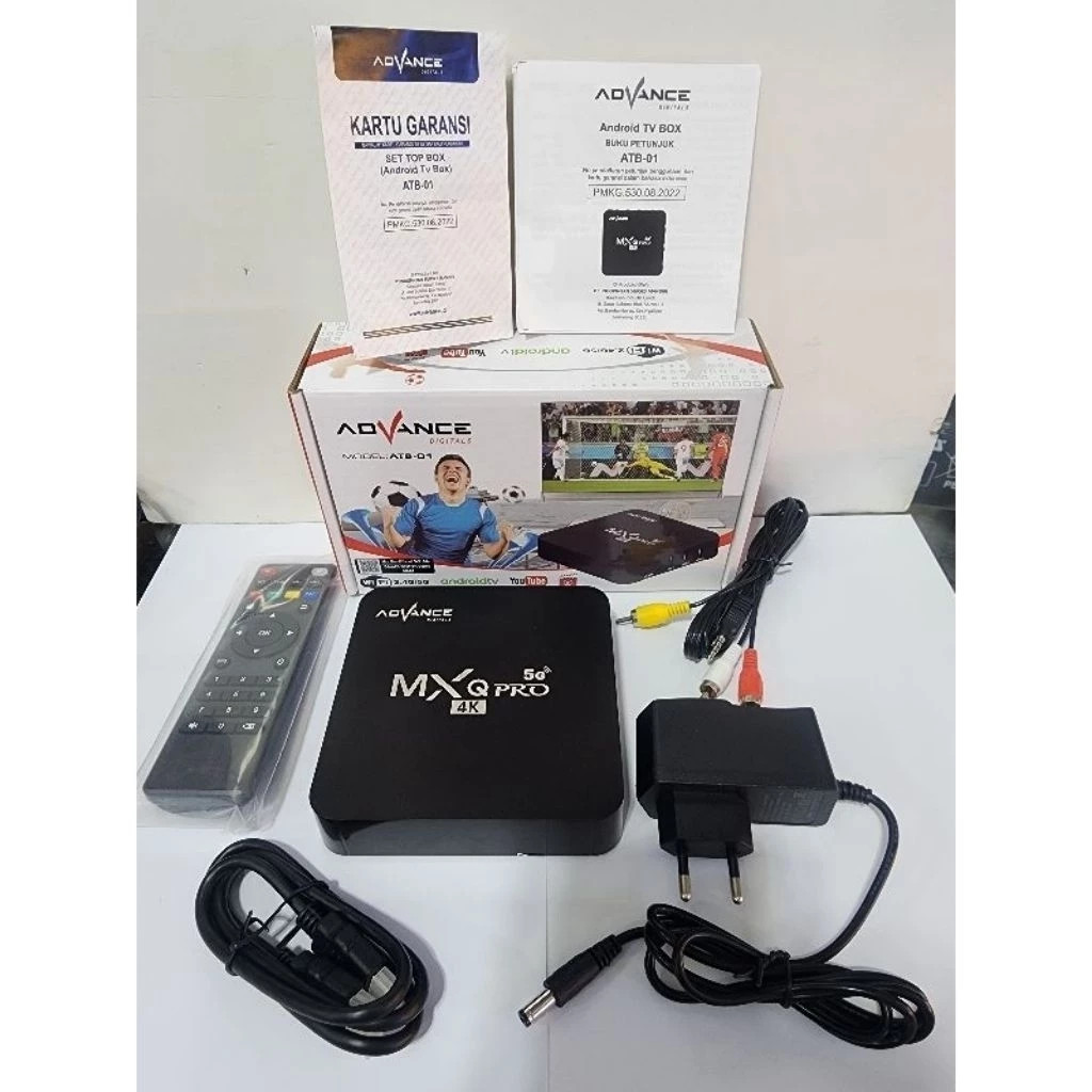 Jual ADVANCE ANDROID BOX ATB-01 TV BOX MXQ PRO 4K SUPPORT WIFI MERK ...