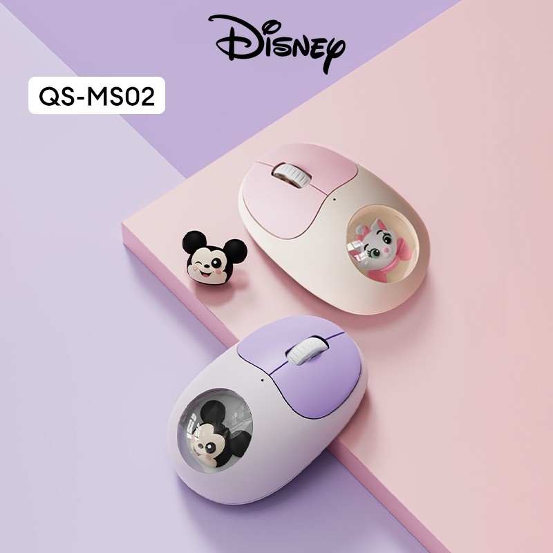 Jual DISNEY QSMS02 Wireless Mouse Bluetooth Mouse Silent DPI 1200 Dual ...