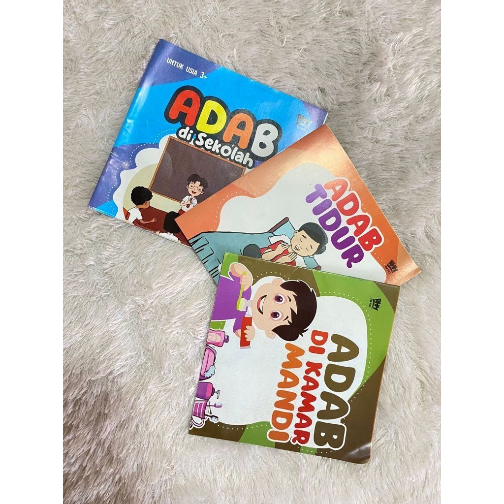Jual Buku Cerita / Bergambar Islami Seri Adab / Buku Bilingual Usia 3 ...