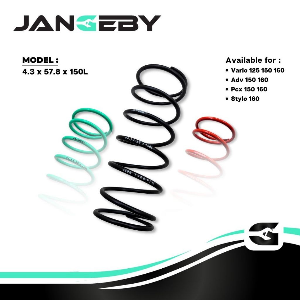 Jual JANGEBY PER CVT VARIO 125 150 PCX ADV 1000RPM 1200RPM 1500RPM ...