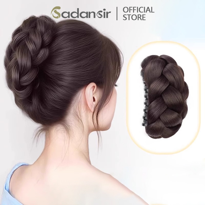Jual Sadansir Jepit Rambut Palsu Ponytail Model Wig Klip Cakar Rambut ...