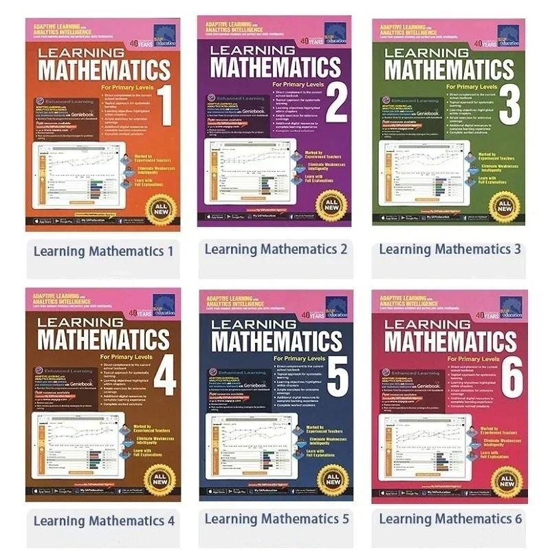 Jual Learning Mathematics SAP Book Grade 1-6 Children Learn Math Books ...