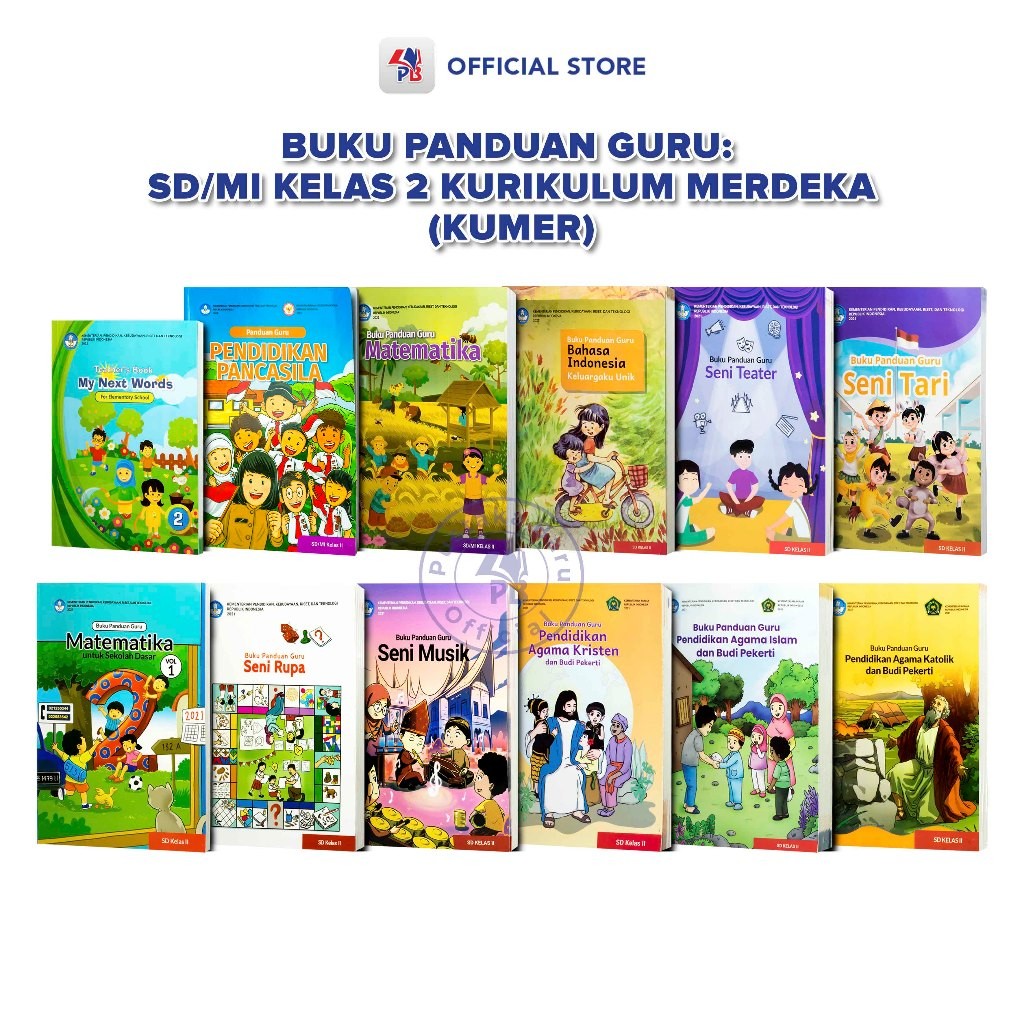 Jual Buku Panduan Guru Kurikulum Merdeka SD Kelas 2 Kemendikbud