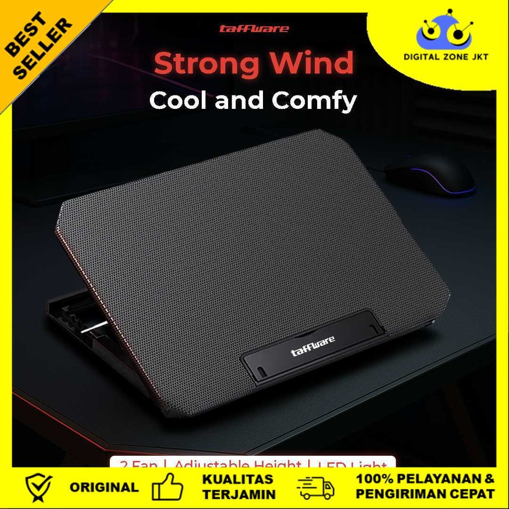 Jual MC Cooling Pad Laptop Kipas Pendingin Stand 2 Fan 17 Inch - Q100 ...