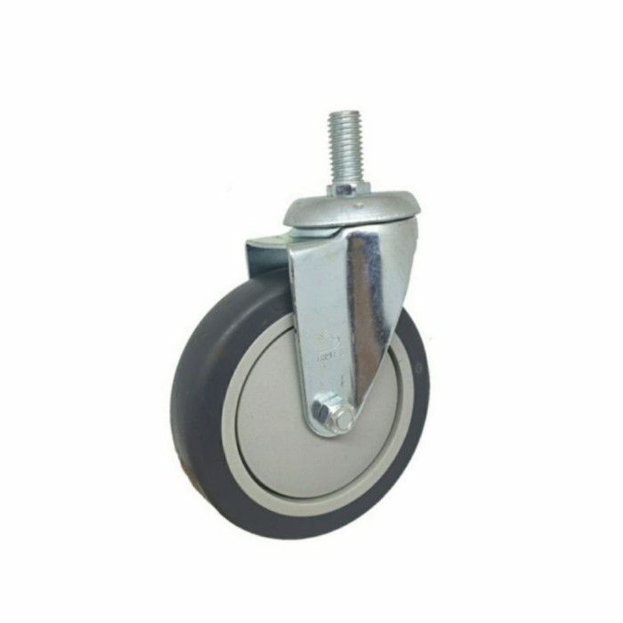 Jual Roda Troli / Caster Wheel / Roda Karet TPR Abu Abu Medium CASTER ...