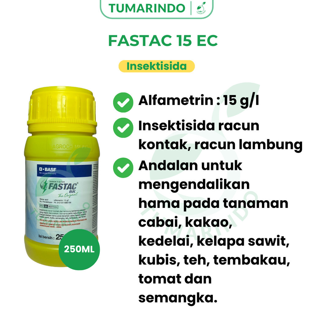 Jual Fastac 250ml 15 Ec Alfametrin Insektisida Kontak Mengendalikan ...