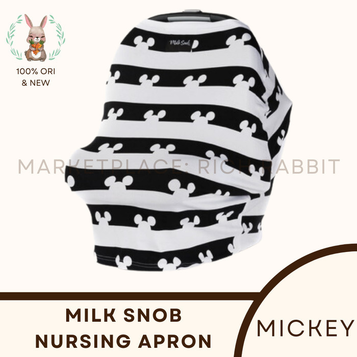 Jual Milk Snob Nursing Apron Car Seat Cover Baby Blanket Kain