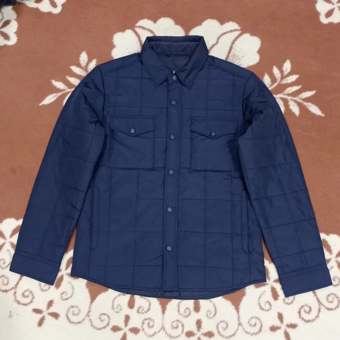 Jual Jaket UNIQLO BULANG model kemeja bagus murah size L (P 70cm L 53cm ...