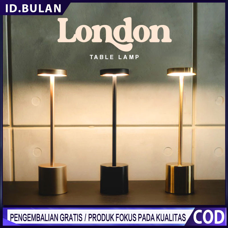 Jual Bar Table Lamp Lampu Meja Nordic Minimalis Sentuh Metal Desk Lamp ...