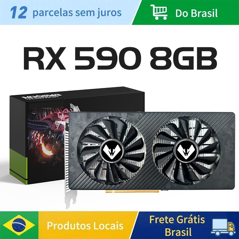 Jual MAXSUN NEW AMD RX 590 GME 8GB Placa De Video Gaming Graphics Card ...