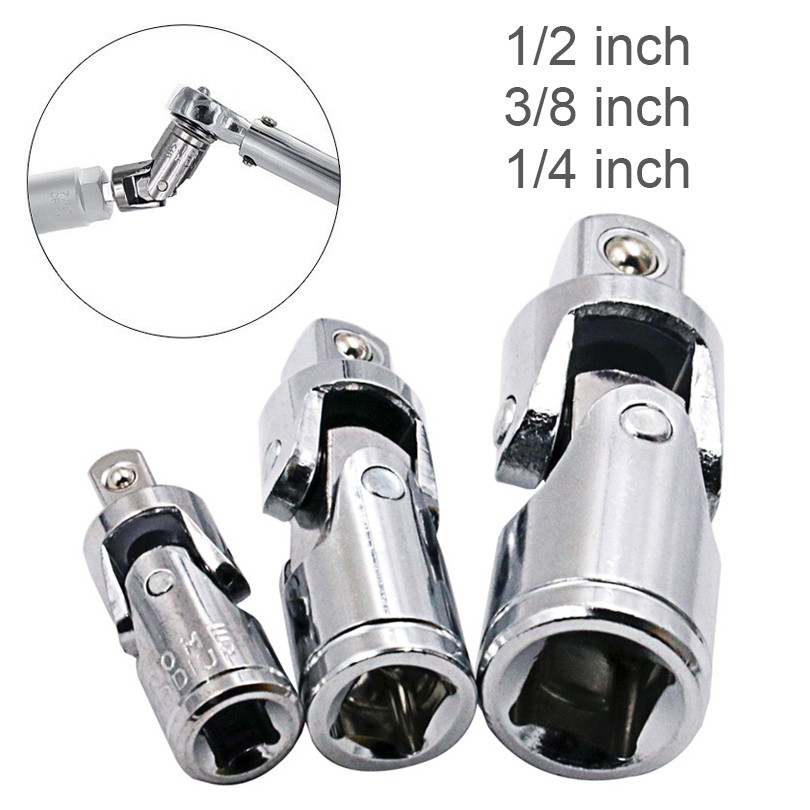 Jual 360 Degree Socket Wrench Steel Joint Swivel Knuckle Joint Air ...