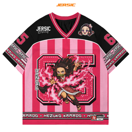 Jersey Nezuko Kimetsu no Yaiba - Dapatkan Gaya Anime yang Menawan Sekarang!