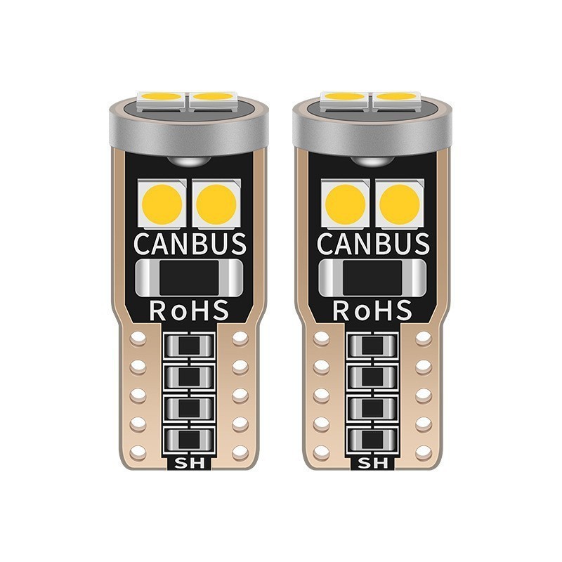 Jual Lampu LED T10 6 SMD 12V W5W 3030 Canbus Bebas Code Error ROHS ...