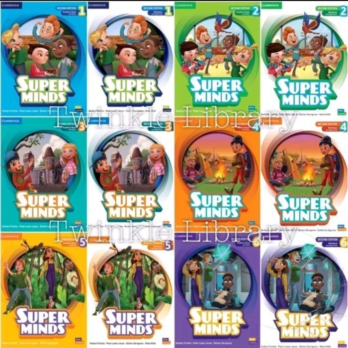 Jual BUKU FISIK buku fisik Super Minds Starter 1 2 3 4 5 6 Student's ...