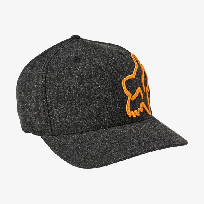 FOX Racing Clouded Flexfit Cap [Black Gold] Hat
