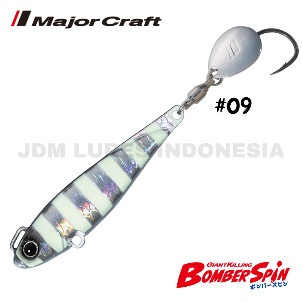 Leurre Major Craft Bomber Spin Giant Killing – 60g – Couleur 002 – Pêche Mer