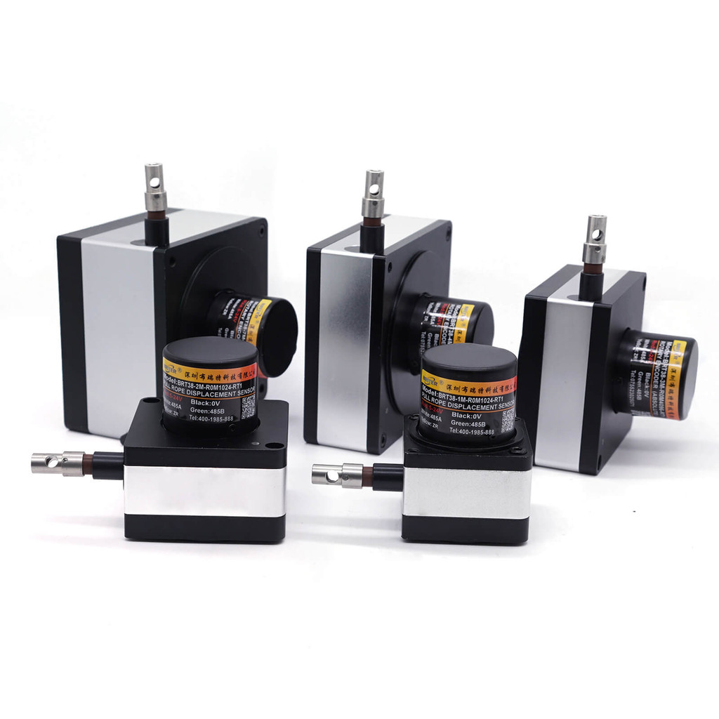 Jual Draw Wire Encoder Absolute Pull Rope Displacement Linear Position ...