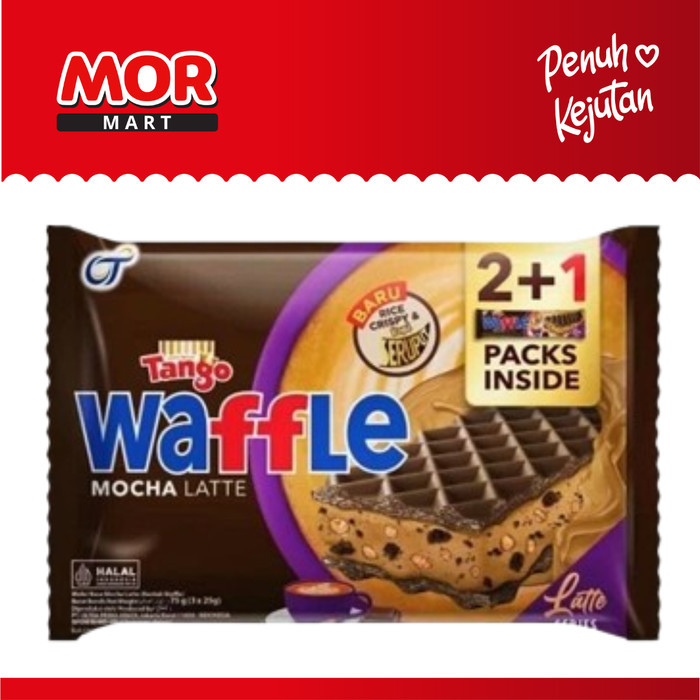 Jual TANGO Waffle Rasa Mocha Latte 3x25gr | Shopee Indonesia