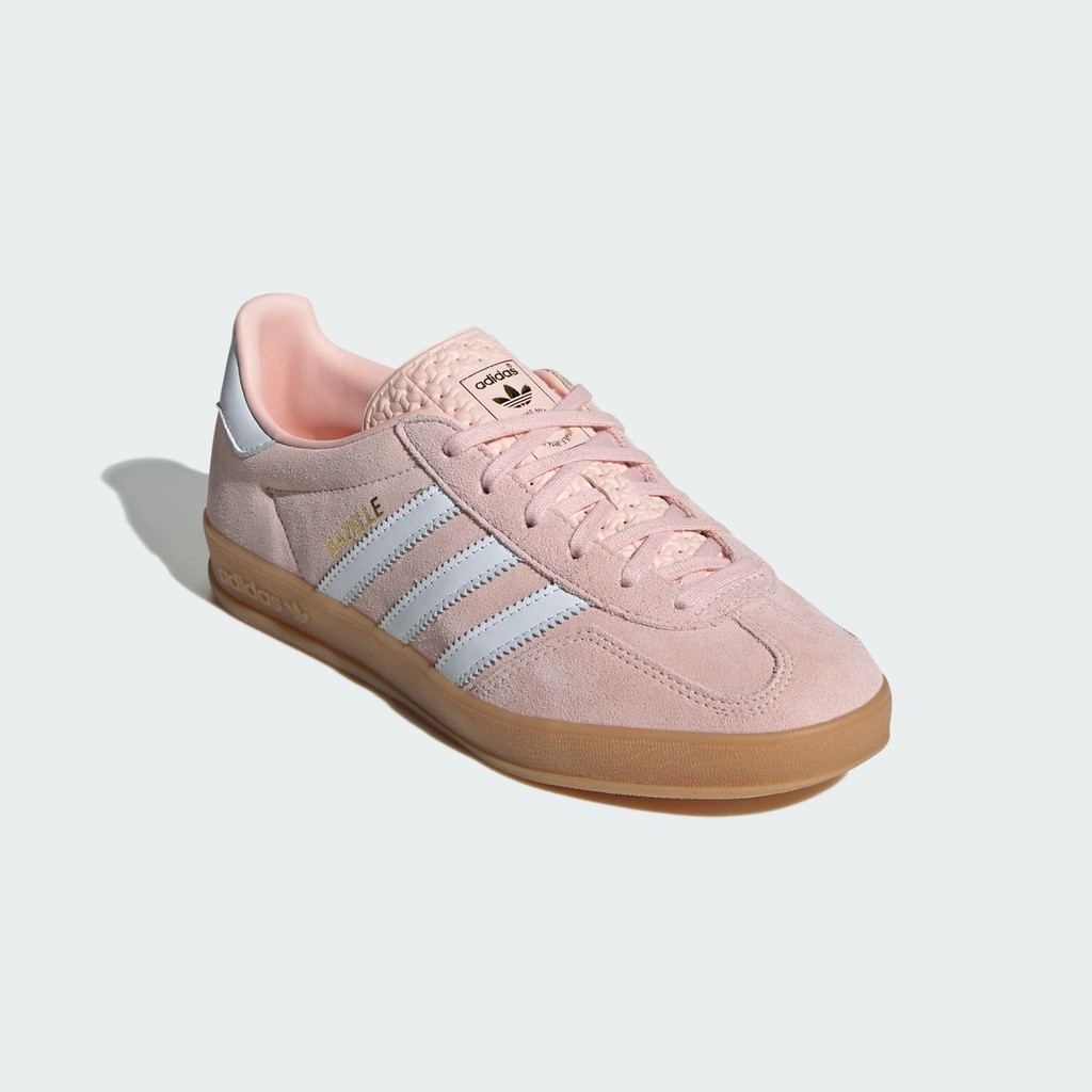 adidas gazelle silver green womens adidas W Gazelle Indoor 'Green Glow Pink' 7.5