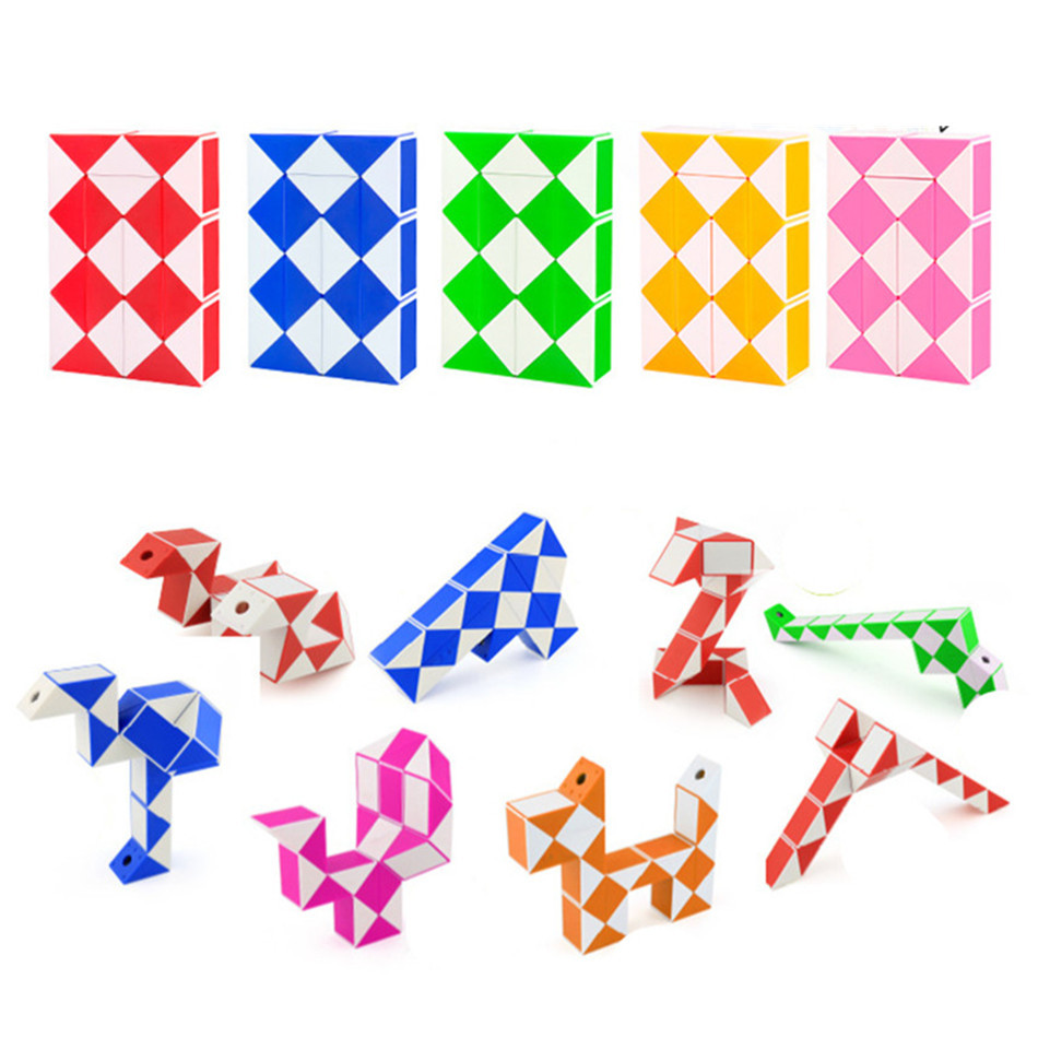 Jual Moyu Magic Ruler Snake 3D Magic Ruler Cube 24 Segments cubo magico ...