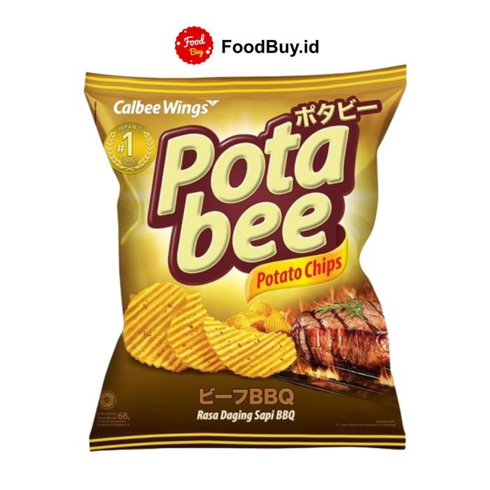 Jual Potabee Potato Chips BBQ Beef 68 gr | Shopee Indonesia