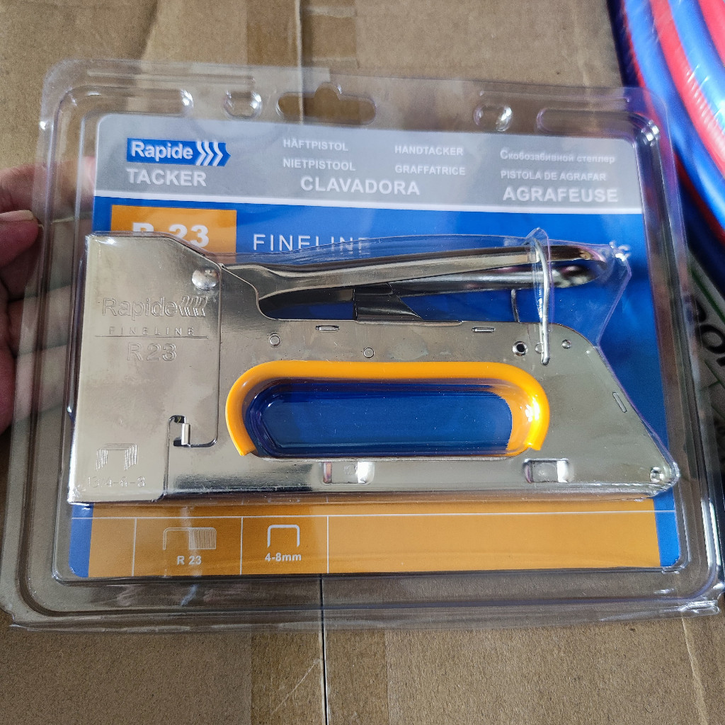 Jual RAPIDE Staple Stapler Gun Tacker R23 - Staples Hekter Gun Tembak ...
