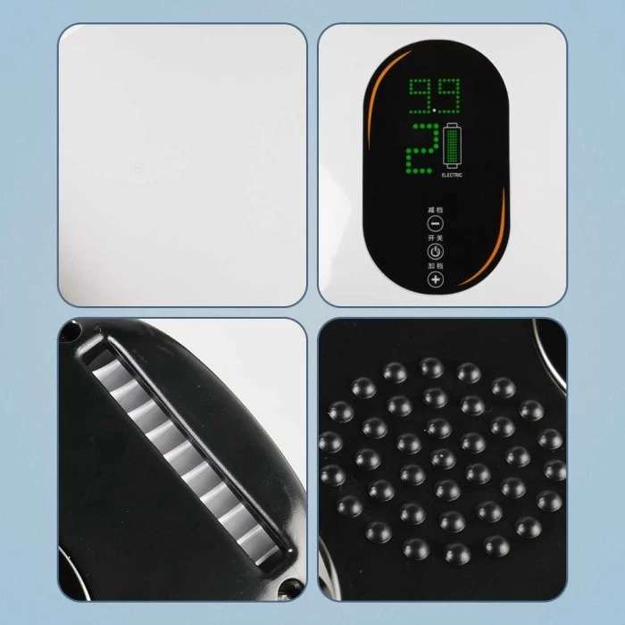 Sabuk Pelangsing Perut EMS Alat Pijat Getar 6 Mode 9 Level USB Bantu Olahraga dan Relaksasi - foto 1