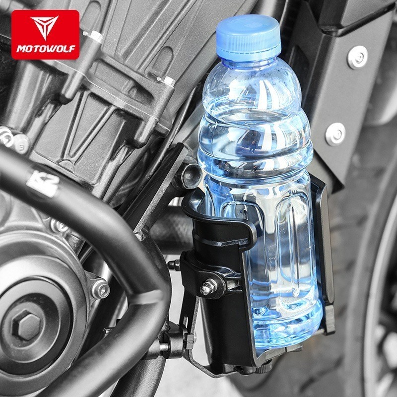 MOTOWOLF Bottle Holder 3518 - Tempat Botol Minum Motor Stang dan Spion