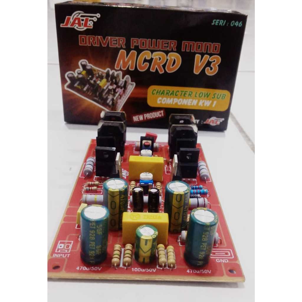 Jual PROMO!!! JAL KIT DRIVER POWER MONO MCRD V3 LOW SUB driver mcrd v3