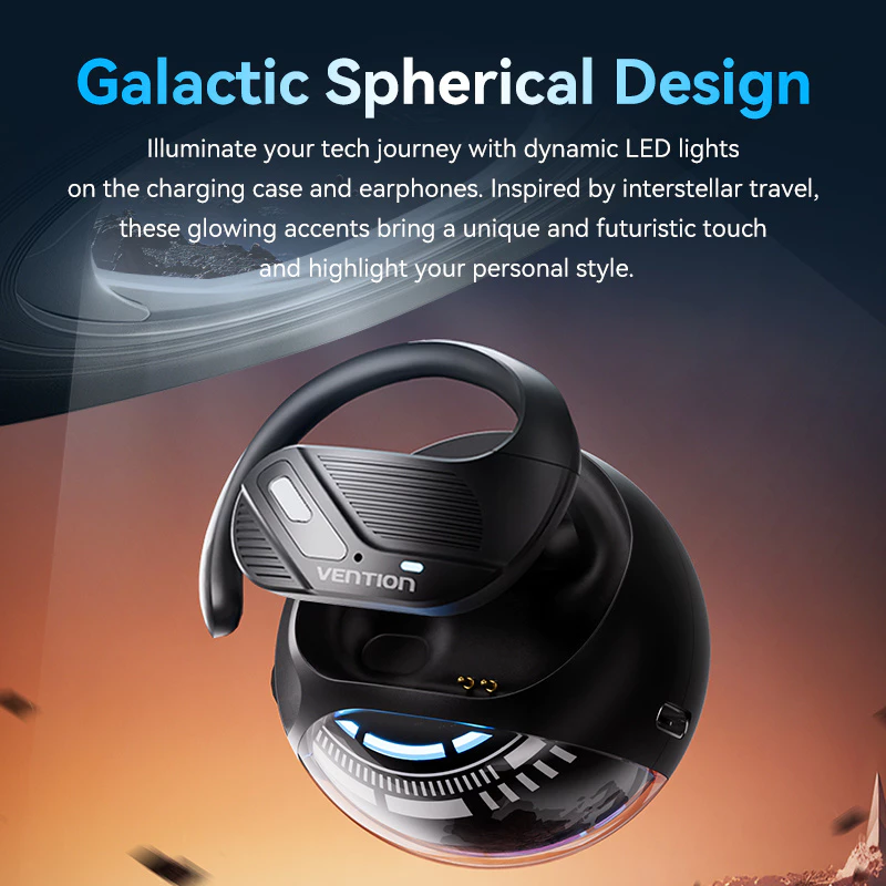 Vention Wireless Headphone ENC Bluetooth Headset Earphone TWS OpenBeat O12