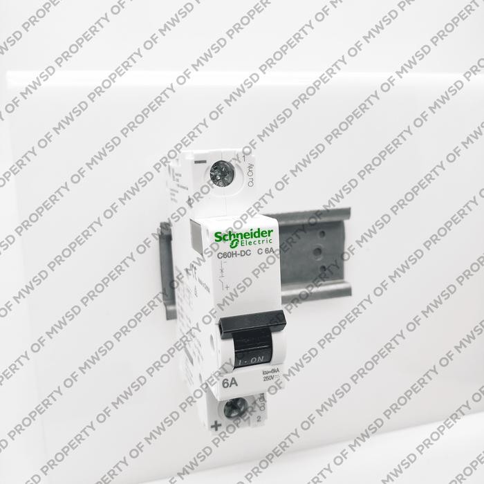 Disjoncteur 6A - 1P - courbe C - Acti9 C60H-DC • MMElectricité