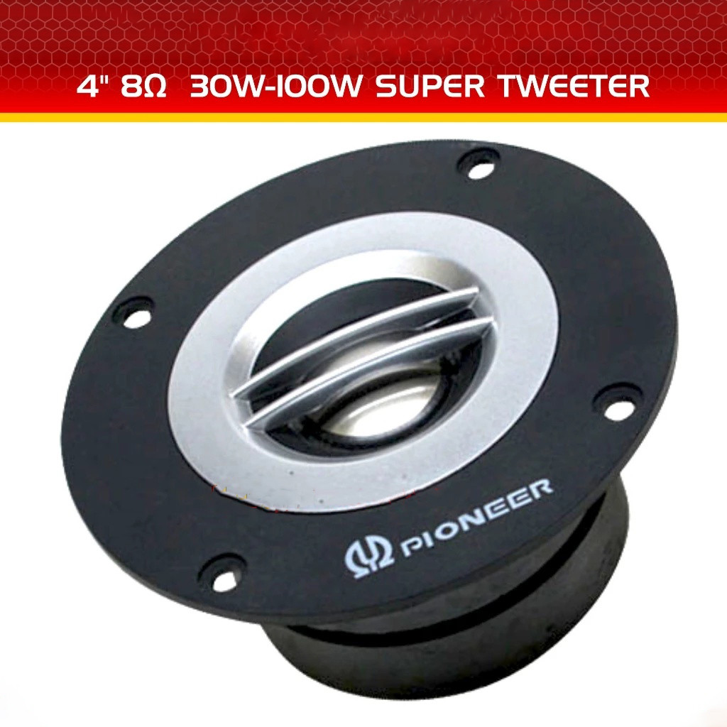 Jual Tweeter 4 Inch 8 ohm 100 Watt Titanium Film Dual Magnet Super ...