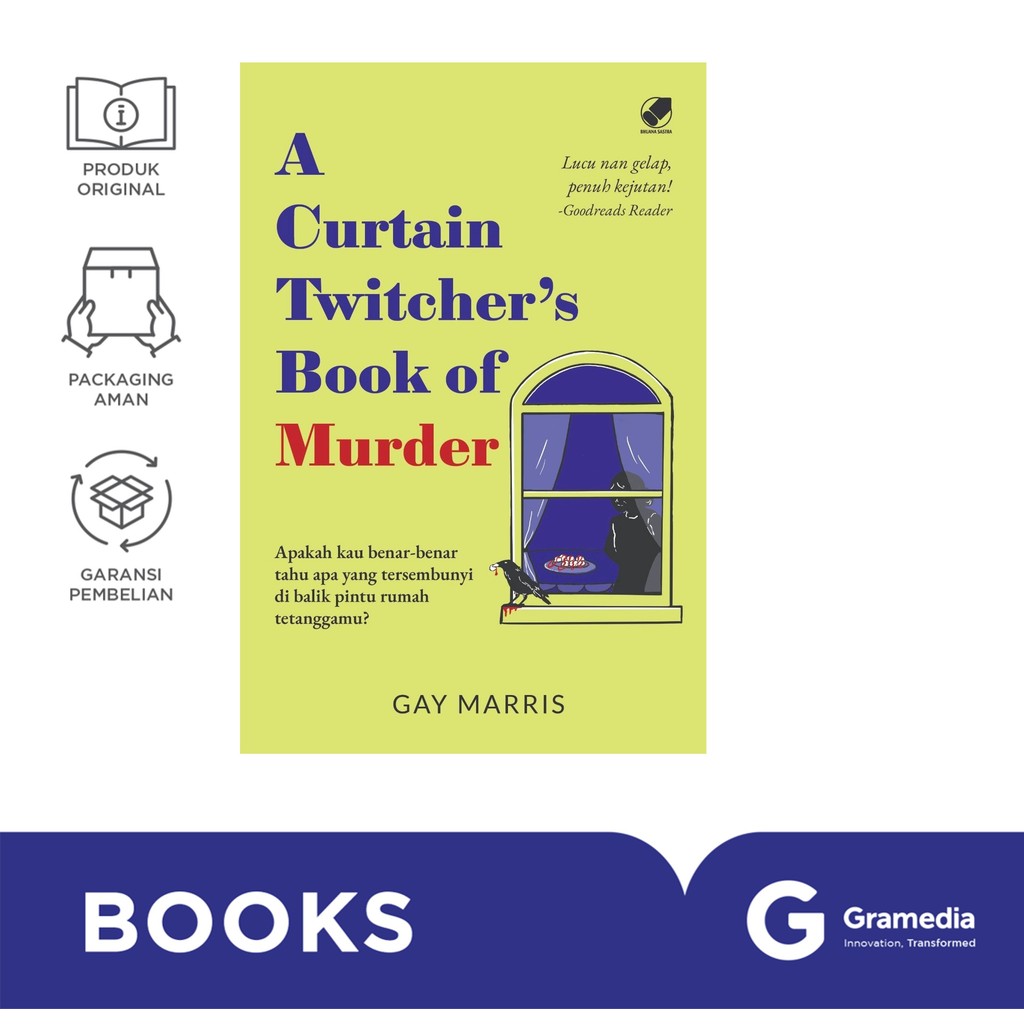 Jual A Curtain Twitcher's Book of Murder (Gay Marris) | Shopee Indonesia