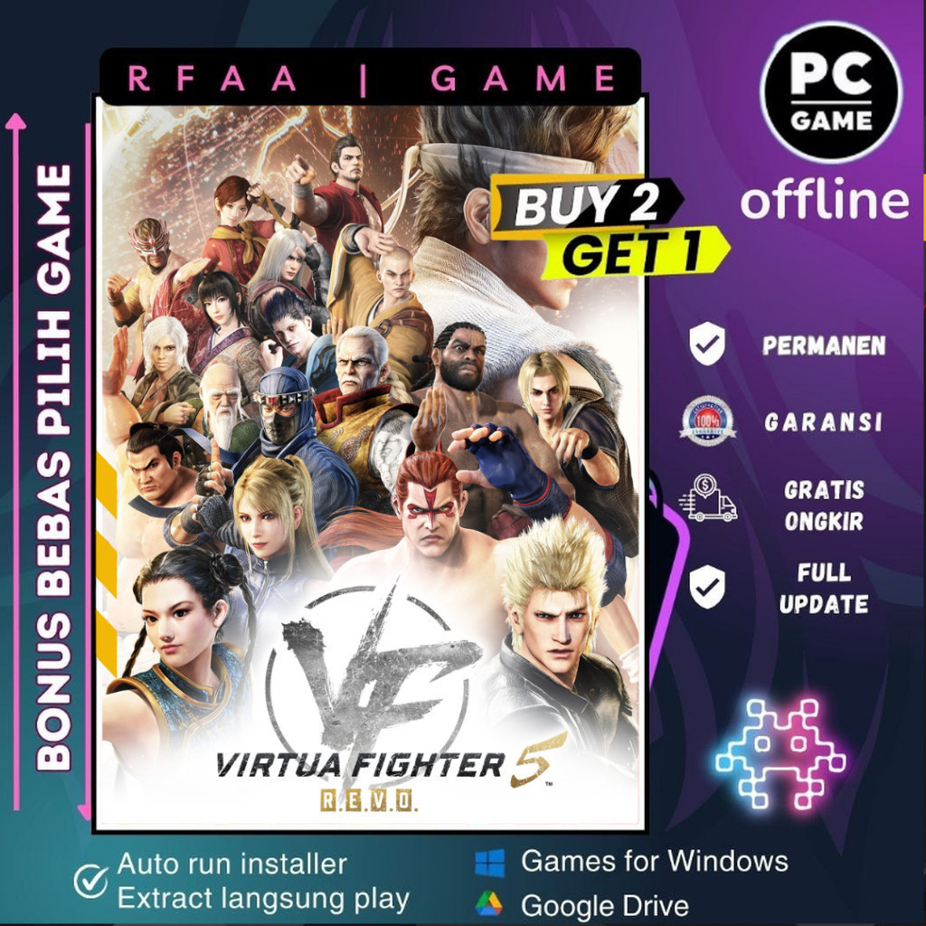 Jual VIRTUA FIGHTER 5 REVO 30TH ANNIVERSARY EDITION - GAME PC - GAME ...