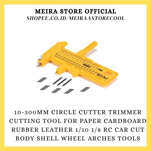 Jual 10-300mm Circle Cutter Trimmer Cutting Tool for Paper Cardboard ...