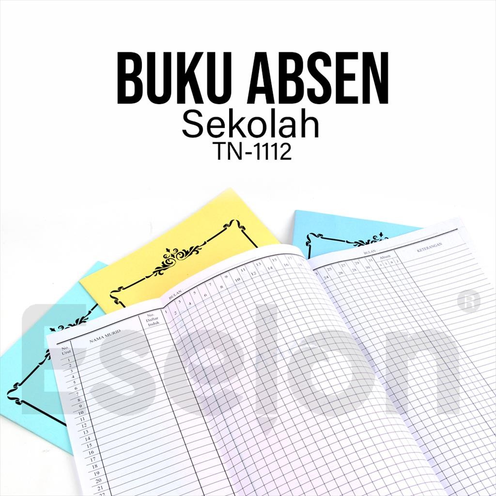 Jual Buku Daftar Absen Murid Sekolah / Absensi Kehadiran | Shopee Indonesia