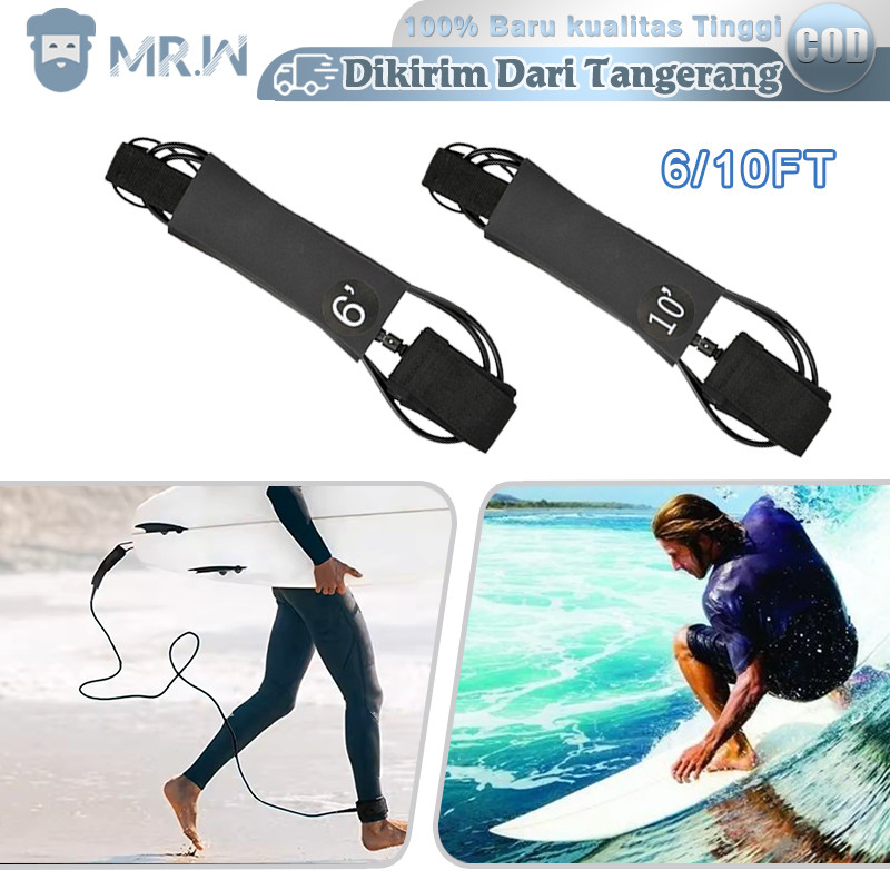Jual 6/8/10ft Leash Surfing Tali Pengikat Papan Surfing leash surfboard ...