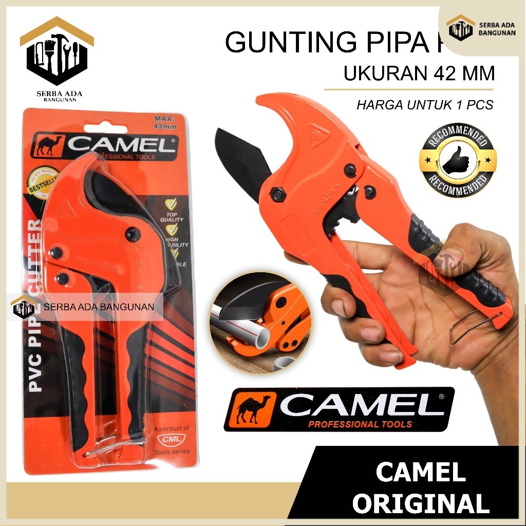 Jual SAB Camel Gunting Pipa PVC Jumbo 33-42mm Pipe Cutter Tang Potong ...