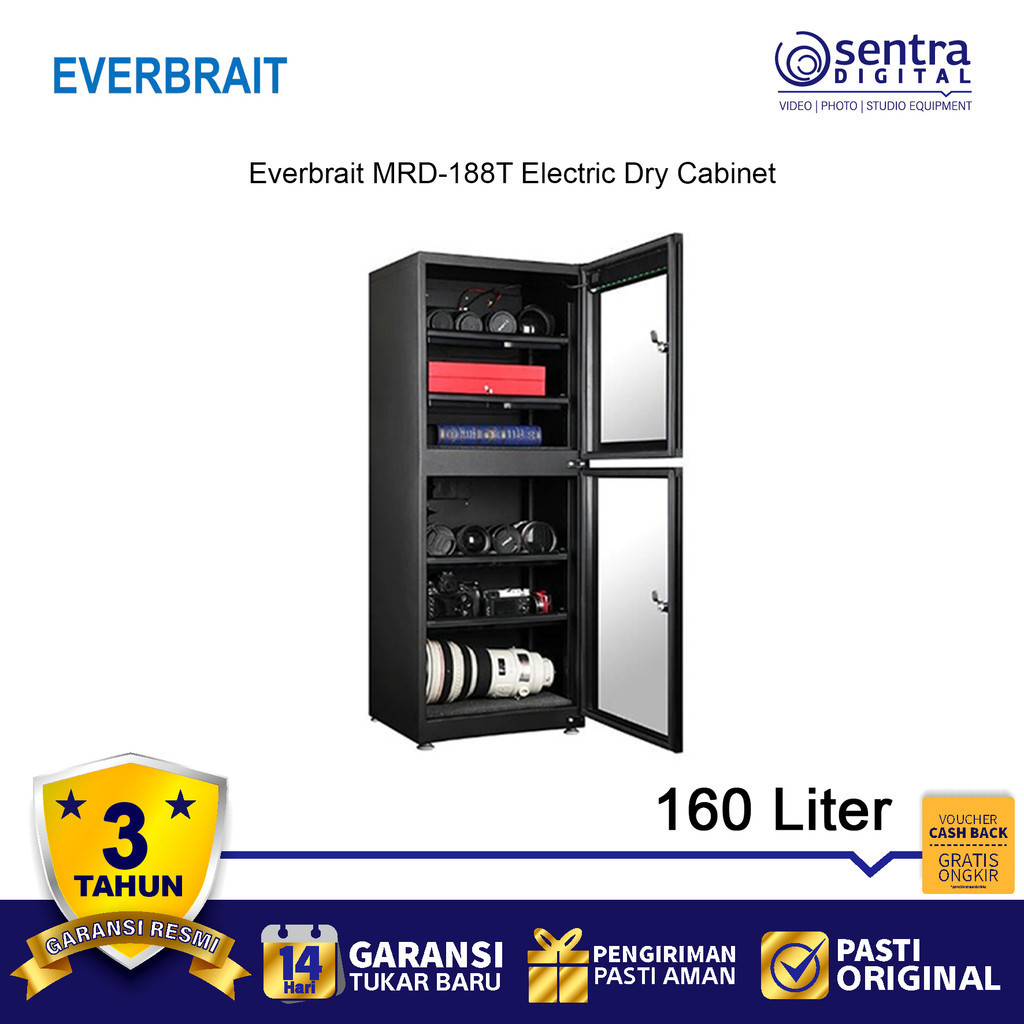 Jual Everbrait Electric Dry Cabinet MRD-188T 160L | Shopee Indonesia