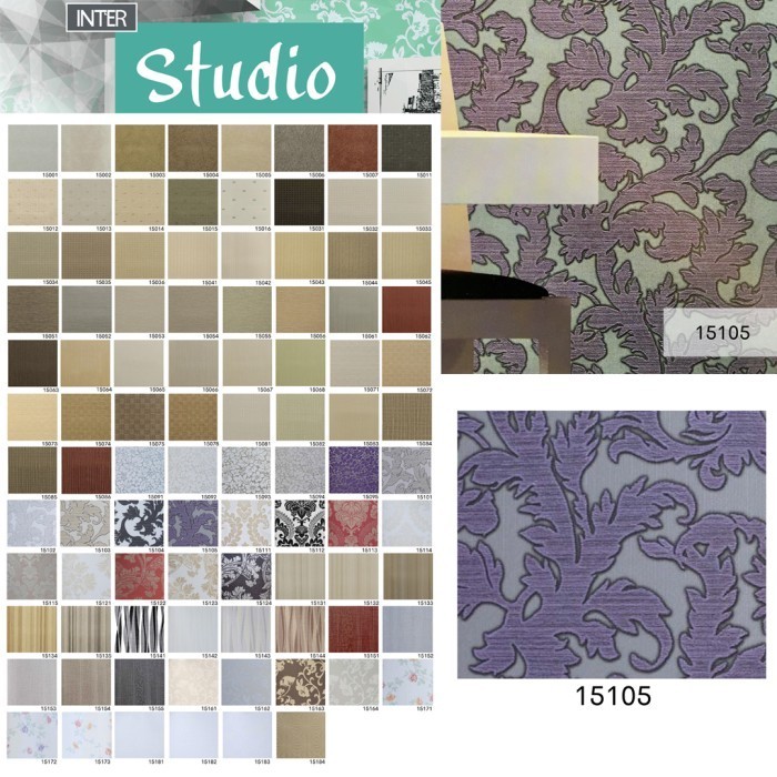 Jual Wallpaper Dinding STUDIO Prime uk.53cm×10m Bahan Vinyl-10 | Shopee ...