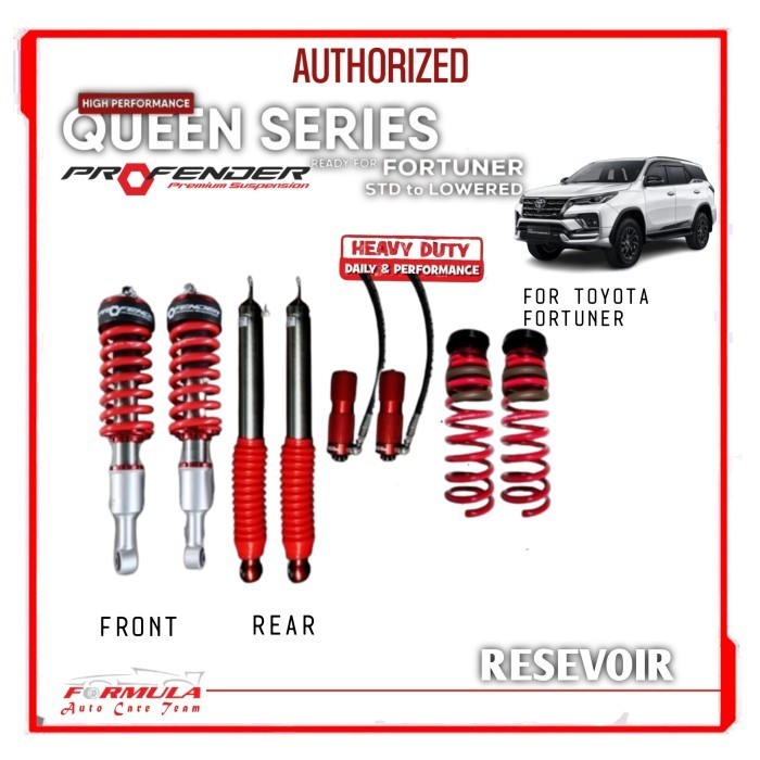 Jual Shock Coilover PROFENDER QUEEN SERIES V3 notTEIN Fortuner VRZ ...