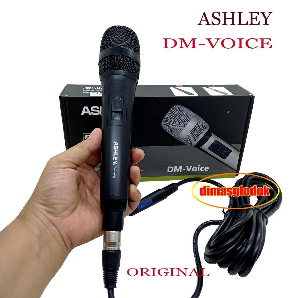 Jual Mic Ashley Mik KABEL ASHLEY DM VOICE VOKAL DYNAMIC ORIGINAL ...