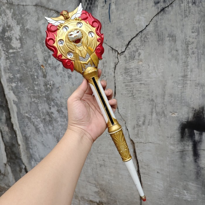 Jual BDD Power Rangers Mystic Force Magiranger DX Dial Rods Lion Staff ...