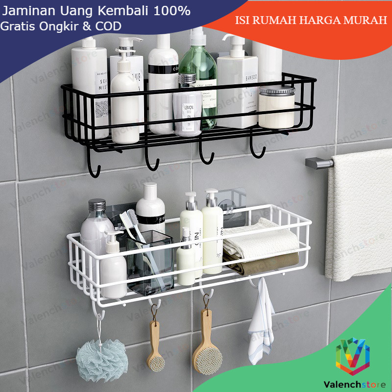 Jual Rak sabun / rak shampo / rak Tempel Dinding Kamar Mandi / Rak Besi ...